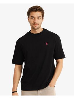 Rare Rabbit - Carl Black Graphic Print Oversized Fit T-Shirt