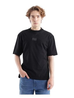 Rare Rabbit - Endrol Black Print Boxy Fit T-Shirt