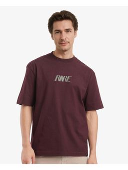 Rare Rabbit - Harve Brown Graphic Print Boxy Fit T-Shirt