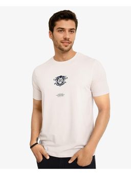 Rare Rabbit - Ker Light Pink Graphic Print Regular Fit T-Shirt