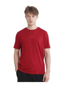Rare Rabbit - Rabbit-Inf Red Plain Regular Fit T-Shirt