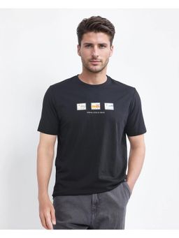 Rare Rabbit - Vob Black Label Print Regular Fit T-Shirt