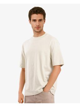 Rare Rabbit - Yoko Pastel Green Graphic Print Oversized Fit T-Shirt