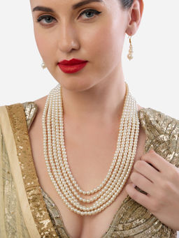 Zaveri Pearls - Layered Pearls Jewellery Set