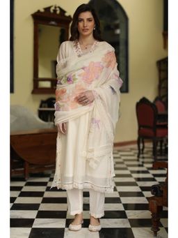 Begum Pret - Fiza Suit - Ivory (Set of 4)