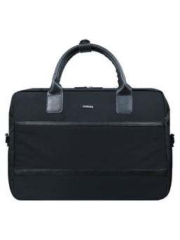 CARRIALL - Elegant Black Mac Messenger Bag (M)
