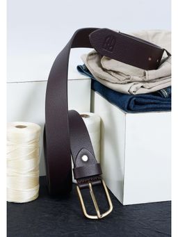 Berbanto - Men Oxford Leather Belt - Brown