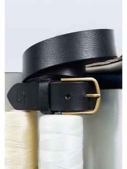 Berbanto - Men Milano Leather Belt - Black