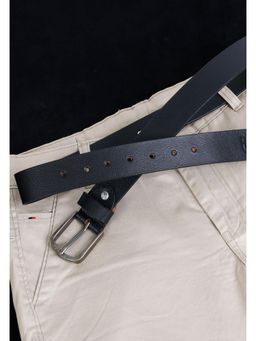 Berbanto - Men Milano Leather Belt - Black