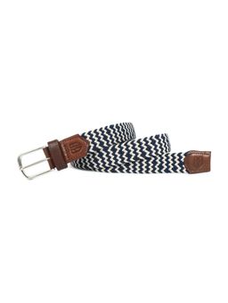 Berbanto - Men Woven Stretch Belt - Navy Blue