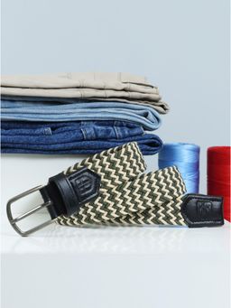 Berbanto - Men Woven Stretch Belt - Green