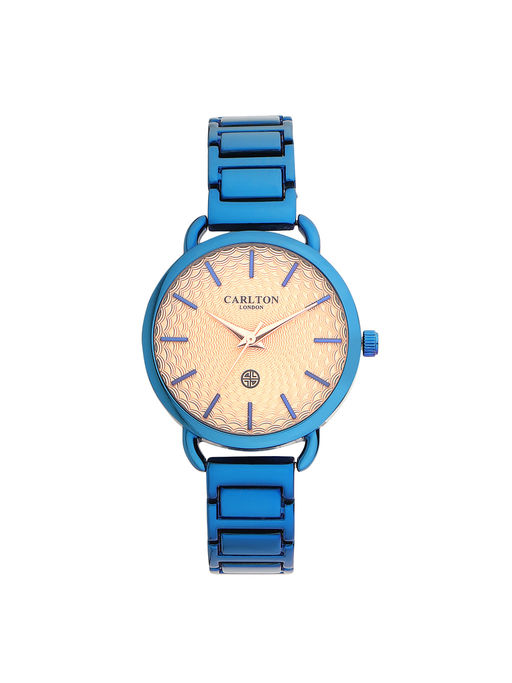 Buy Carlton London Analog Watch Rose Gold Online