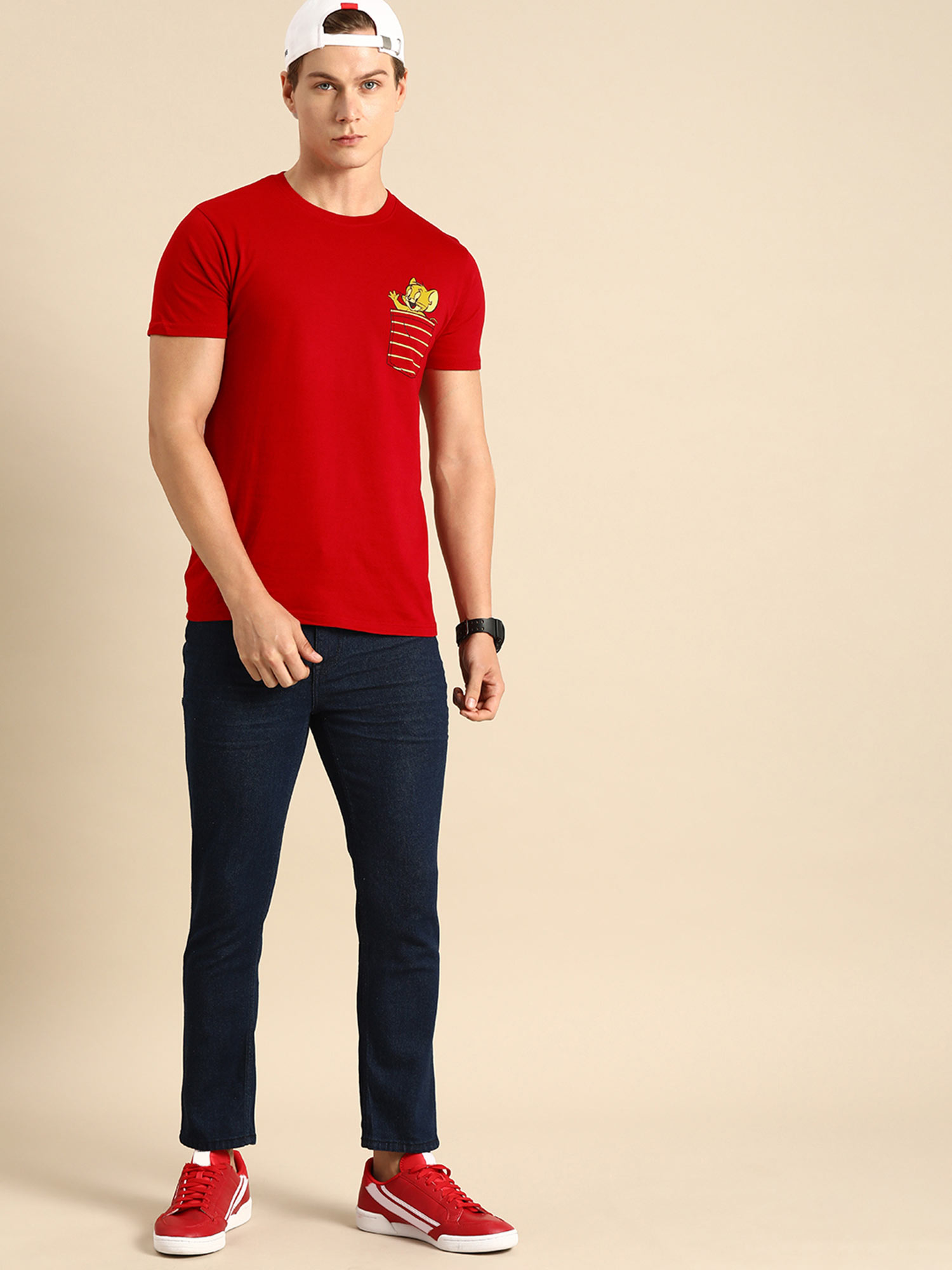 Buy Bewakoof Pocket Jerry Half Sleeve T 