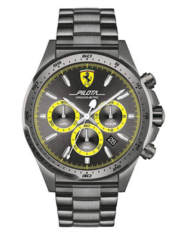 Scuderia Ferrari - PILOTA 0830391 Grey Dial Chronograph Watch For Men