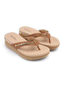 MODARE - Brown Platform Pair Of Sandals