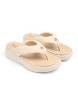 MODARE - Cream Platform Pair Of Sandals
