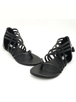 Sole Weavers - Black Strappy Pair Of Sandals