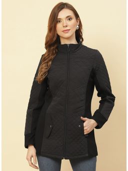 Lakshita - Charcoal Black Quilted Jacket