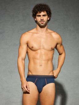 Technosport - Men Polyester Navy Blue Briefs