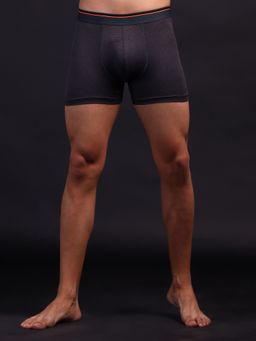 Technosport - Men Solid Polyester Black Trunk