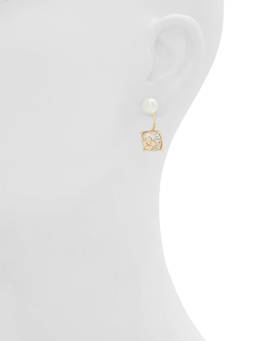 Aldo - White Stones Pair Of Earrings