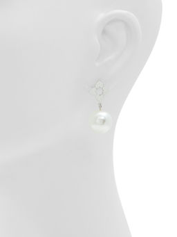 Aldo - White Pearl Pair Of Earrings