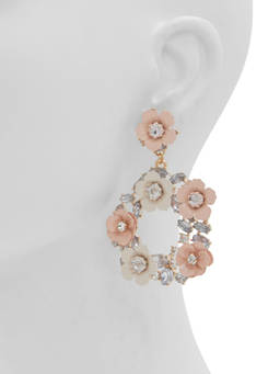 Aldo - White Stones Pair Of Earrings