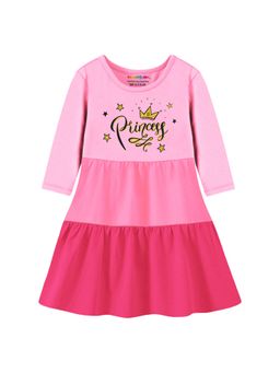 Trampoline - Pink Printed A-Line Dress