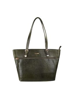 Metro - Women Olive Textured Tote Bag