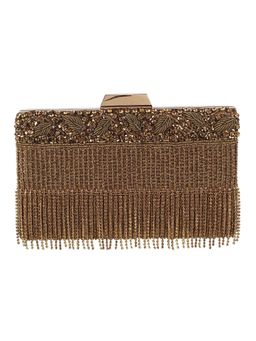 Metro - Women Copper Embellished Clutch