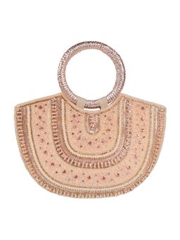 Mochi - Women Peach Embellished Handbag