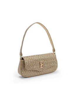 Mochi - Women Gold Embellished Shoulder Bag