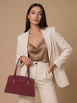 Metro - Women Maroon Handbag