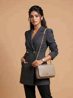 Metro - Women Beige Sling Bag