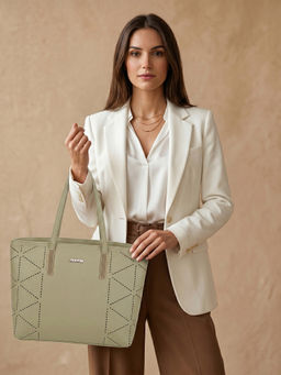 Metro - Women Olive Tote Bag