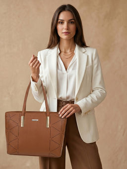 Metro - Women Tan Tote Bag