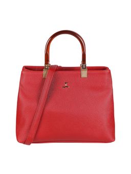 Mochi - Women Red Handbag with Detachable Strap