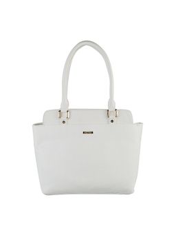 Metro - Women White Textured Shoulder Bag