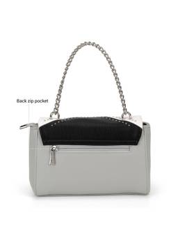 Mochi - Women Grey Colorblock Sling Bag
