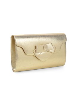Mochi - Women Gold Solid Clutch