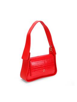 Mochi - Women Red Textured Shoulder Bag