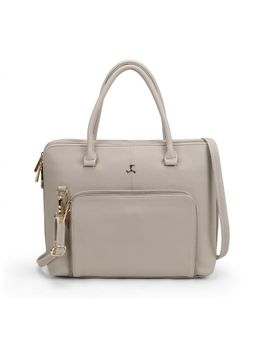 Mochi - Women Light Grey Handbag with Detachable Strap
