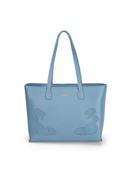 Mochi - Women Blue Embroidered Tote Bag