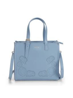 Mochi - Women Blue Embroidered Handbag with Detachable Strap