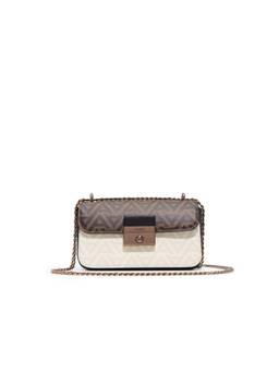 Aldo - Women Adeliana Off White-Brown Cross Body Sling Bag