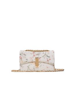 Aldo - Women Alicie White Floral Printed Cross Body Sling Bag