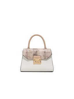 Aldo - Women Crellita White Satchel Bag with Detachable Starp