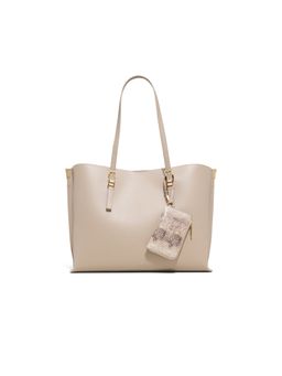 Aldo - Women Elanoria Bordo Cream Shoulder Bag with Pouch