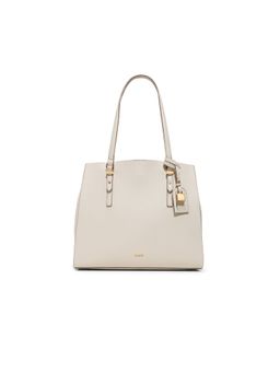 Aldo - Women Feacan Off White Tote Bag with Charm