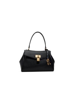 Aldo - Women Black Handbag with Detachable Strap and Charm